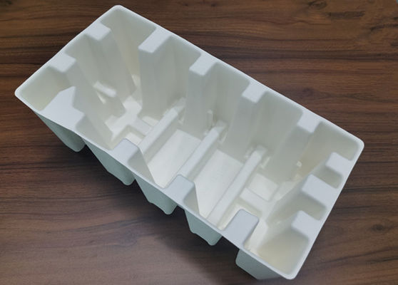 Biodegradable Customized  White Recycled Paper Pulp Tray Protective Packaging