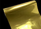 Η προσαρμοσμένη ταινία Metalized BOPP ακτινοβολεί χρυσή αργιλίου ταινία πολυεστέρα φύλλων αλουμινίου τοποθετημένη σε στρώματα