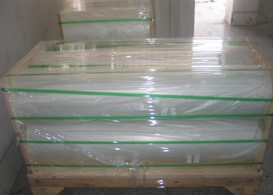 Good price 2500m x 16μm ΠΕΤ προστρωμένη θερμική ταινία για επεξεργασία λογότυπων θερμής τυποποίησης Τύπος πολλαπλασιαστικής ακρότησης 120-180C σε απευθείας σύνδεση